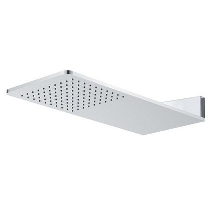 Pommeau de douche à effet de pluie carrée 60 cm