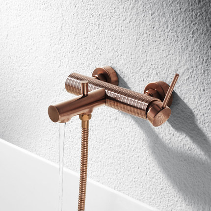 Mitigeur bain douche mural Rose gold Intreca