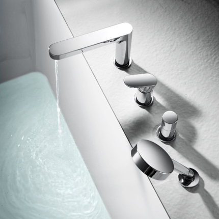 Robinet mitigeur encastrable de baignoire Rodeli