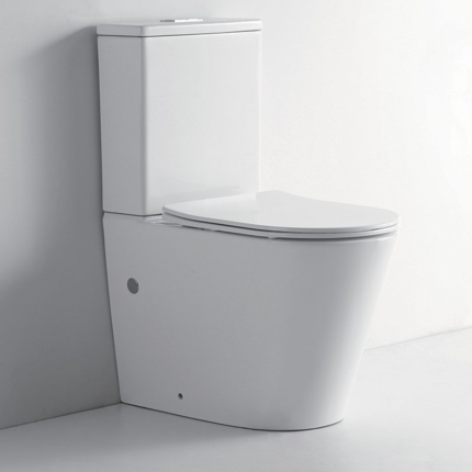 Pack WC à poser Darko blanc Rimless