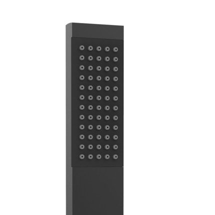 Douchette à main rectangle noire