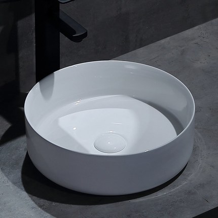 Vasque blanc brillant Rondili 36 cm