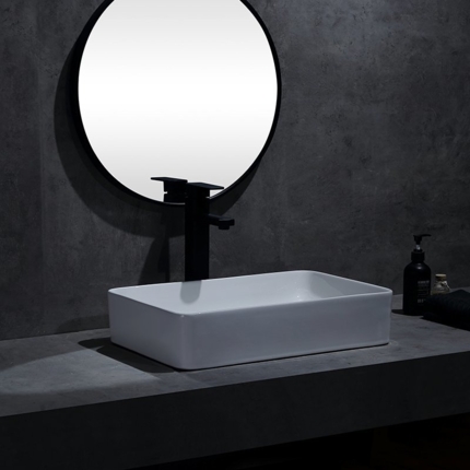 Vasque blanc brillant Pure 50 cm