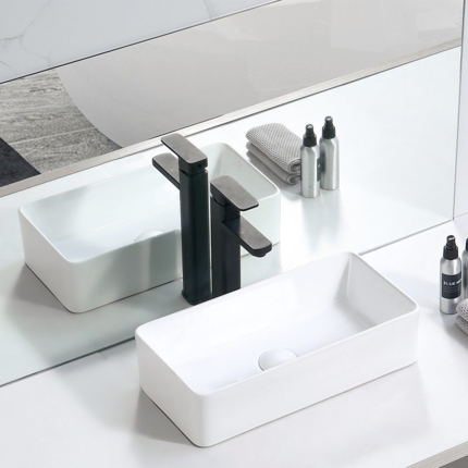 Vasque blanc brillant Note 47 cm