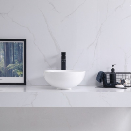 Vasque blanc brillant Ronda 36 cm