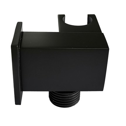 Support douchette rond mural noir laiton HYDROTHERAPIE - PD44913 Noir mat -  Achat/Vente ONDYNA PD44913