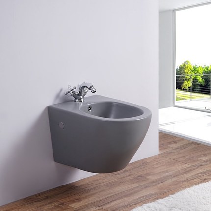 Bidet suspendu gris mat Joy