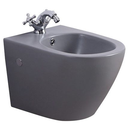 Bidet suspendu gris mat Joy