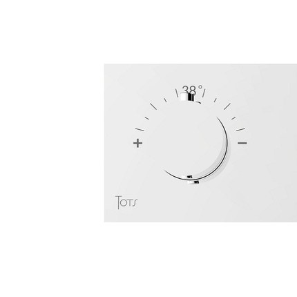 Mitigeur de douche thermostatique encastré trois voies chrome