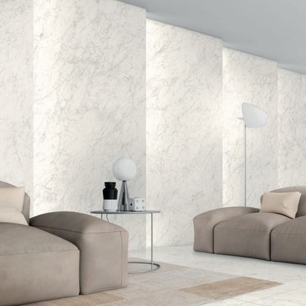 Carrelage Marmoker Bardiglio Bianco mat et poli