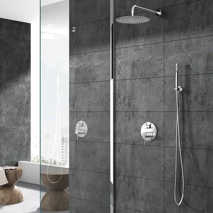 Grohe Mélangeur de douche recessed chrome essentiel (personne