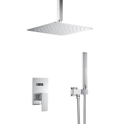 Kit de douche encastrable mécanique Quadra plafond