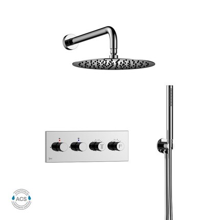 Kit douche encastrable double-fonction SLIMO Mural