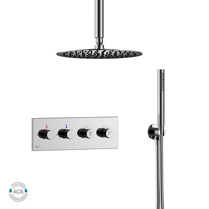 Kit douche encastrable double-fonction SLIMO plafond