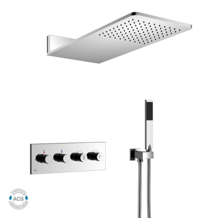Kit de douche encastrable double-fonction LEGANCIA