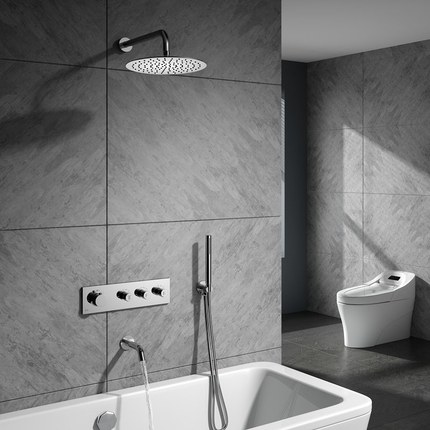 Kit bain douche thermostatique 3 fonctions Slimo