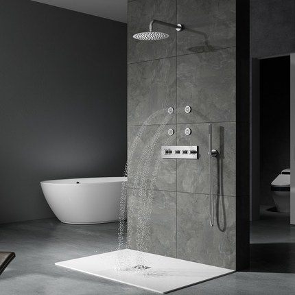 Kit de douche hydromassant 3 fonctions Slimo