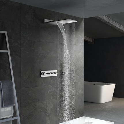 Kit de douche thermostatique 3 fonctions Legancia Cascade