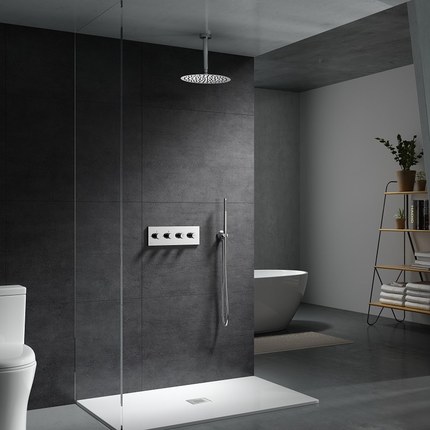 Kit douche encastrable double-fonction SLIMO plafond