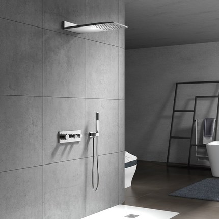 Kit douche encastrable thermostatique double-fonction LEGANCIA