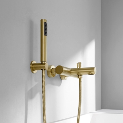 Mitigeur bain douche Cezelo doré brossé