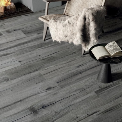 Carrelage Nordik Wood Smoked GRIP 20x120 cm