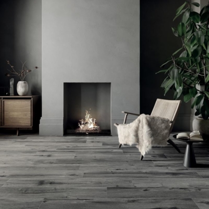 Carrelage Nordik Wood Smoked GRIP 20x120 cm