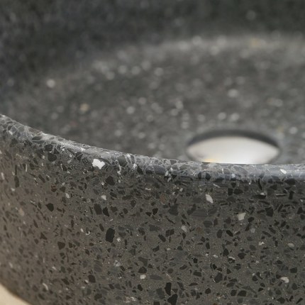 Vasque Terrazzo noir 41 cm