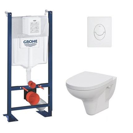 Pack WC suspendu GROHE Delfi Rimless
