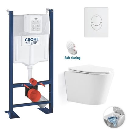 Pack wc suspendu GROHE Darko Rimless