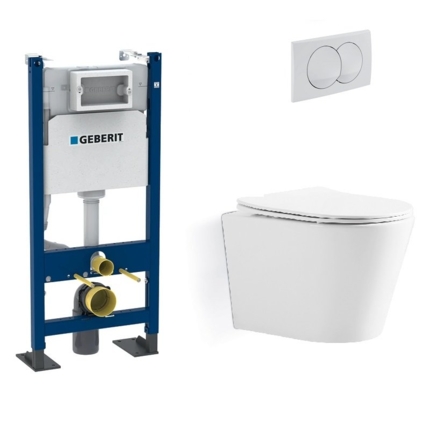 Pack WC complet suspendu Rimless GEBERIT Darko