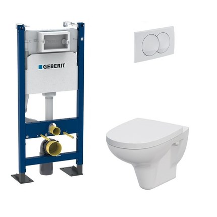 Pack WC suspendu GEBERIT Delfi Rimless