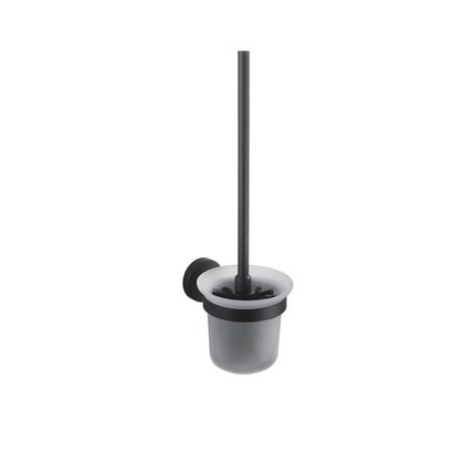 Porte brosse WC noir mat