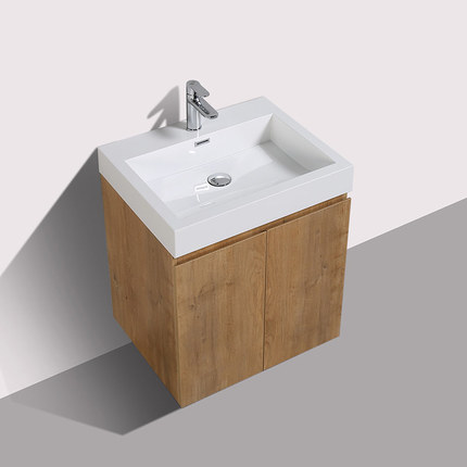 Meuble teka 60 cm chêne brut