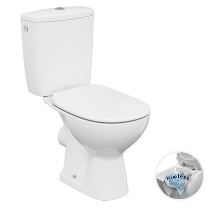 WC à poser Delfi Rimless