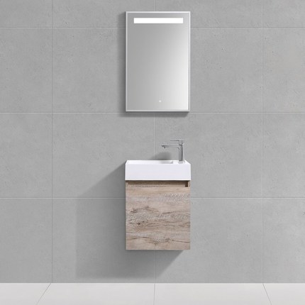 Meuble WC recto 45 cm x 25 cm bois chêne