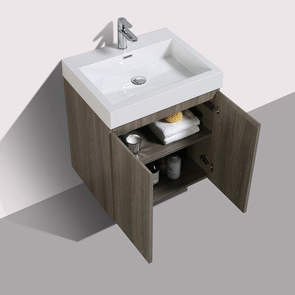 Meuble Teka 60 cm bois gris