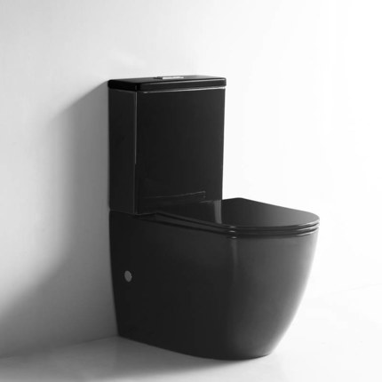 WC à poser Rimless Shine Noir