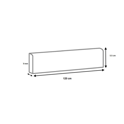Plinthes carrelage Nordik Stone Sand mat