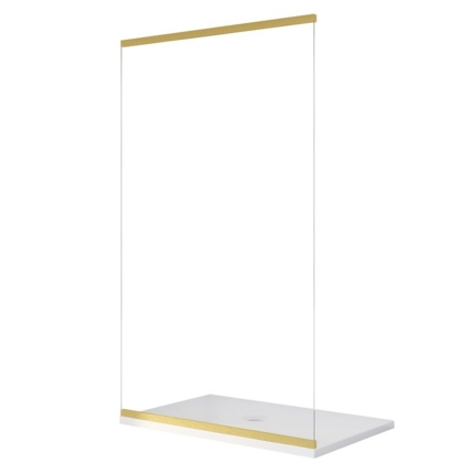 Grand profilé mural paroi 300 cm verre 8 mm 