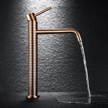 Robinet mitigeur surélevé Intreca Rose gold