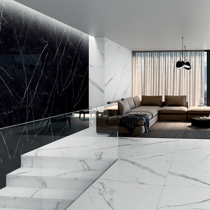 Carrelage Marmosmart Marquina Smart 90x90 cm 6mm poli