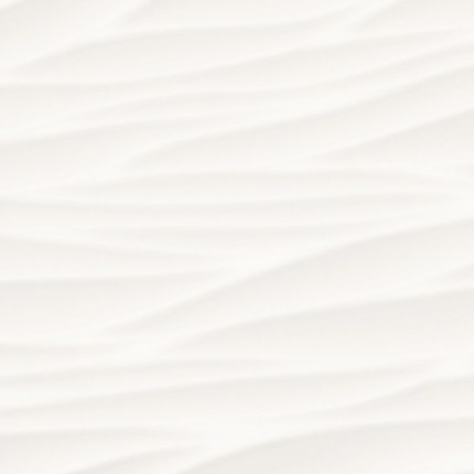 Carrelage Faience 3D vague blanc 24 x 74 cm