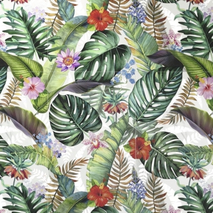 Faience murale Pol florale poli 60 cm x 120 cm