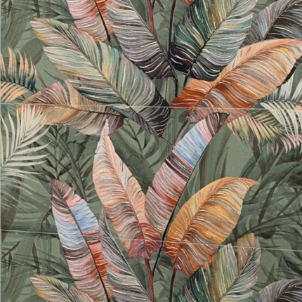 Faïence decor vergel flowers 31 cm x 90 cm
