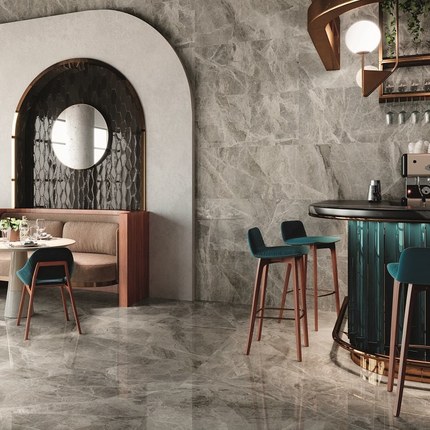 Carrelage Silver Grey poli