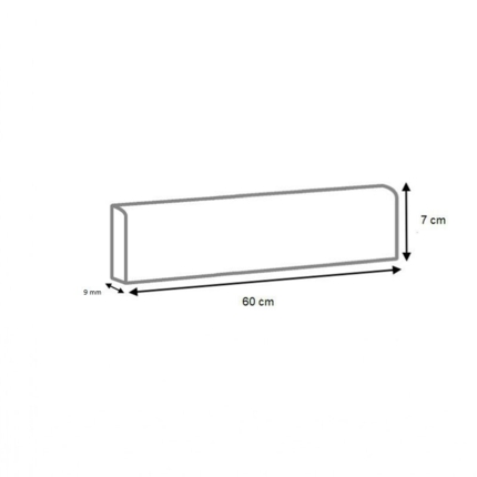 Plinthes carrelage Metropolis mat