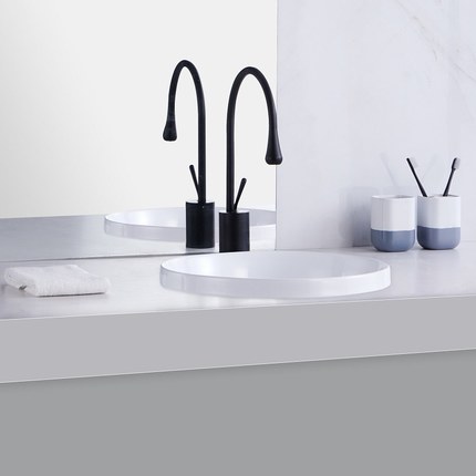 Vasque semi-encastrée Dot 40 cm