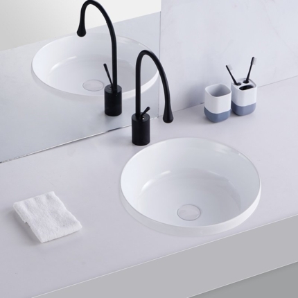 Vasque semi-encastrée Dot 40 cm
