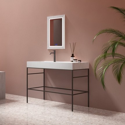 Console Solid surface Plissé 120 cm